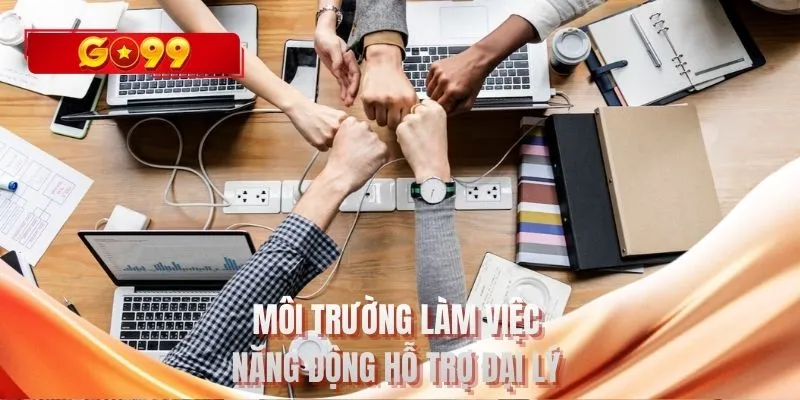 Môi trường làm việc năng động hỗ trợ đại lý
